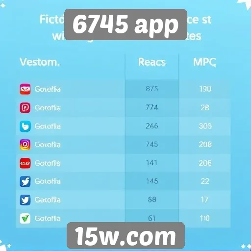 Comparativo entre 6745 app e concorrentes do mercado