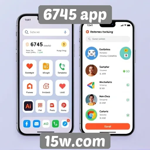 Interface intuitiva do 6745 app atrai novos usuários